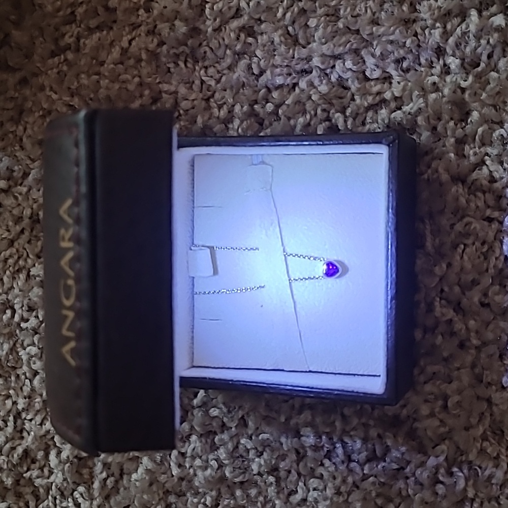 Angara Amethyst Pendant Necklace